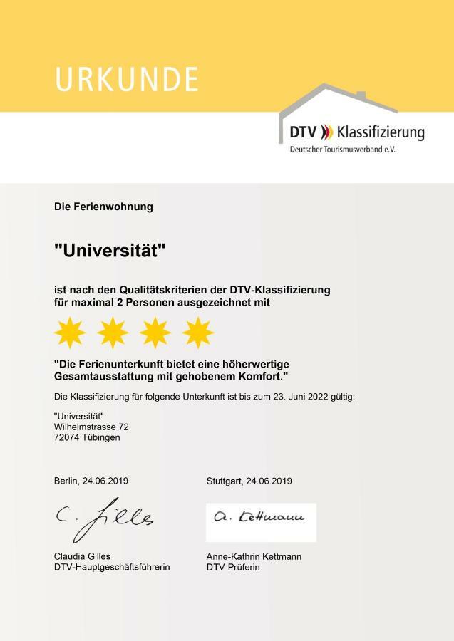 Ferienwohnung Universitaet Tübingen Buitenkant foto